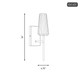 One Light Wall Sconce (M90115NB)