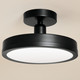 Riu LED Semi Flush Mount (52589BK)
