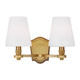 Visual Comfort Studio - AV1002BBS - Two Light Vanity - Paisley - Burnished Brass