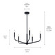 Madden Five Light Chandelier (52717BK)