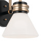 Farum One Light Wall Sconce (55153BK)