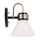 Farum One Light Wall Sconce (55153BK)