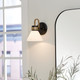 Farum One Light Wall Sconce (55153BK)