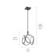 CIRI LED Pendant (83346MBK)
