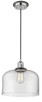 Innovations - 201CBP-PNBK-G72-L - One Light Mini Pendant - Franklin Restoration - Polished Nickel