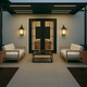 Warren LED Wall Lantern (SLO1241TXB)