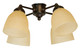 Craftmade - LK400-OB-LED - LED Fan Light Kit - 4 Light Fitter and Glass - Oiled Bronze
