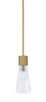 Toltec Lighting - 4801-NAB-880 - One Light Mini Pendant - Everleigh - New Age Brass