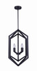 Netto Four Light Chandelier (ICH1010A04BK16)