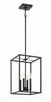 Craftmade - 60635-FB - Four Light Foyer Pendant - Signature Foyer - Flat Black