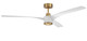 Phoebe 60" Indoor Ceiling Fan without Wifi 60" Ceiling Fan (PHB60SB3-NWF)