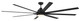 Rush 84" Ceiling Fan Wet Rated no Wifi 84" Ceiling Fan (RSH84FB8-NWF)