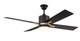 Craftmade - TEA52FBSB4 - 52 Ceiling Fan - Teana - Flat Black/Satin Brass