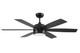 Craftmade - TRV52FB6-NWF - 52 Ceiling Fan - Trevor 52 Indoor/Outdoor Fan with no Wifi - Flat Black
