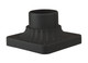Craftmade - Z200-TB - Post Adapter Base - Post Adapter Cast - Textured Black