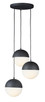 ET2 - E20364-92BK - LED Pendant - Half Moon - Black