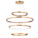 ET2 - E22729-GLD - LED Pendant - Groove WiZ - Gold