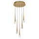 ET2 - E24225-122GLD - LED Pendant - Pierce - Gold