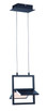 ET2 - E24337-BKPC - LED Pendant - Glider - Black / Polished Chrome