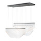 ET2 - E24873-133BGM - LED Pendant - Rinkle - Brushed Gunmetal