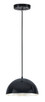 ET2 - E24902-GBAL - LED Pendant - Hemisphere - Gloss Black / Aluminum