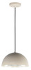 ET2 - E24902-GTAL - LED Pendant - Hemisphere - Gloss Taupe / Aluminum
