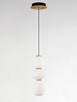 ET2 - E25067-92BKGLD - LED Pendant - Soji - Black / Gold