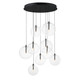 ET2 - E25077-18BK - LED Pendant - Global - Black