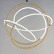 Mobius LED Pendant (E25096-01BKGLD)