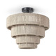Palecek - 2127-79 - One Light Outdoor Semi Flush Mount - Everly - Natural