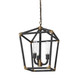Palecek - 2148-10 - Three Light Chandelier - Hollister - Light Bronze/Black