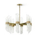 Palecek - 2296-79 - Chandelier - Yvonne - Brass