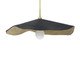 Palecek - 2930-79 - One Light Pendant - McKinley - Antique Brass/Black/Natural