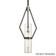 Troy Lighting - F6324-TBK/PN - One Light Pendant - Raef - Textured Black & Polish Nickel