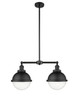 Innovations - 209-BK-HFS-84-BK-LED - LED Island Pendant - Franklin Restoration - Matte Black