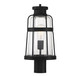 Lighting One E - V6-L5-2944-BK - One Light Outdoor Post Lantern - Quinton - Matte Black