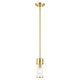 Livex Lighting - 17140-12 - One Light Mini Pendant - Quincy - Satin Brass