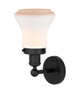 Edison One Light Wall Sconce (616-1W-BK-G191)