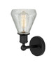 Edison One Light Wall Sconce (616-1W-BK-G275)