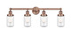 Innovations - 616-4W-AC-G314 - Four Light Bath Vanity - Edison - Antique Copper