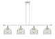 Innovations - 916-4I-WPC-G72-LED - LED Island Pendant - Ballston Urban - White Polished Chrome