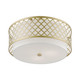 Arabesque Three Light Semi-Flush Mount (41109-33)