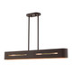 Ravena Four Light Linear Chandelier (45767-07)