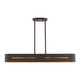 Ravena Four Light Linear Chandelier (45767-07)