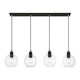 Downtown Four Light Linear Chandelier (48976-04)