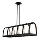 Stoneridge Five Light Linear Chandelier (49649-14)