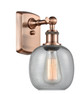 manufacturer_finish:Antique Copper|manufacturer_glass:Seedy Belfast|light_output:220.00lm|color_temperature:2200K|cri:99