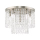 Livex Lighting - 51069-91 - Six Light Ceiling Mount - Elizabeth - Brushed Nickel