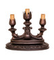 Meyda Tiffany - 12854 - Three Light Mantelabra Accent Lamp Base - Victorian - Mahogany Bronze