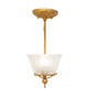 Gas & Electric One Light Semi-Flush Mount (292743)